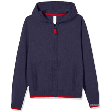 Latest Children Grey Custom Kids Boys Hoodies And Sweatshirts Wholesale coat jumper cardigan hooded sweater with hat full zipper